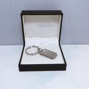 Magnificent Kelly Waters Rhodium Plated Key Fob New In Box